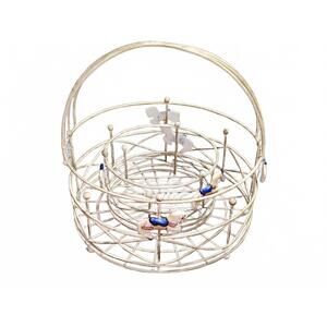 Rare Antique Carousel Baskets